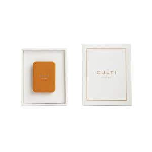 CULTI MILANO 皮革車用擴香 絲絨暖香-橘
Car Diffuser In Pelle Orange Tessuto